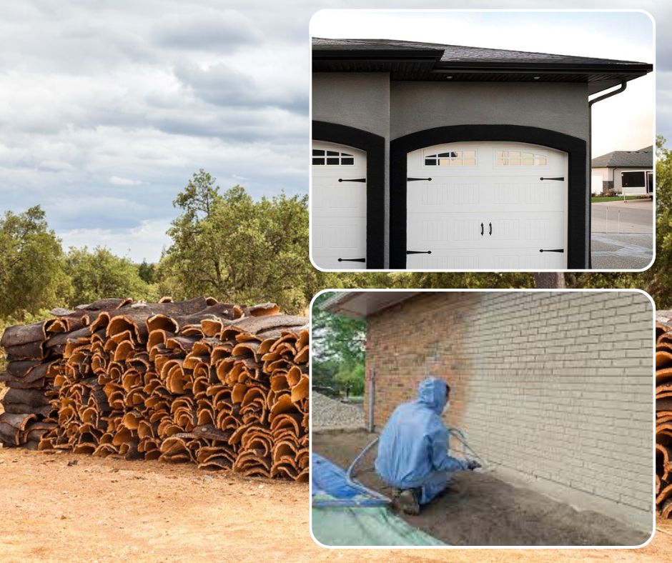 Spray on cork insulation. ThermaShiled Cork by Vipeq